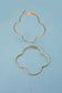 Clover Hoop Earrings