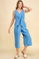 Gaucho Denim Jumpsuit