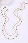 TITANIUM  STEEL NON-TARNISH LAYERED CHAIN NECKLACE