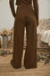 ELASTIC WAIST SIDE PANEL KNIT LOUNGE PANTS