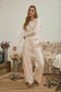 ELASTIC WAIST SIDE PANEL KNIT LOUNGE PANTS
