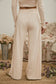 ELASTIC WAIST SIDE PANEL KNIT LOUNGE PANTS