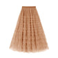 Mesh Tiered Skirt