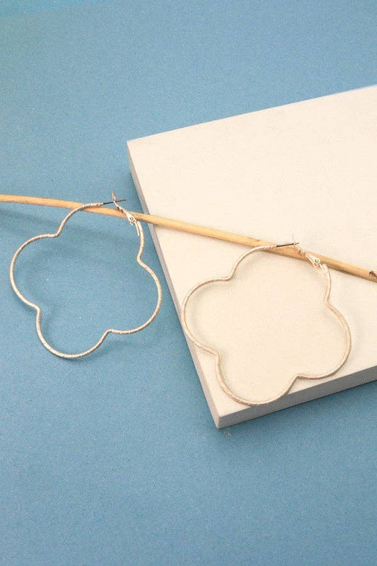 Clover Hoop Earrings