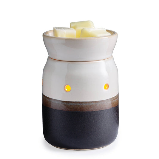 Midsize Fragrance Warmer- Ivory & Iron