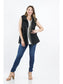 Drawstring Hoodie Vest