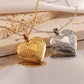 18K STAINLESS STEEL TARNISH FREE LOCKET NECKLACE