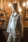 LEOPARD PRINT COLLARED BUTTON DOWN SHACKET
