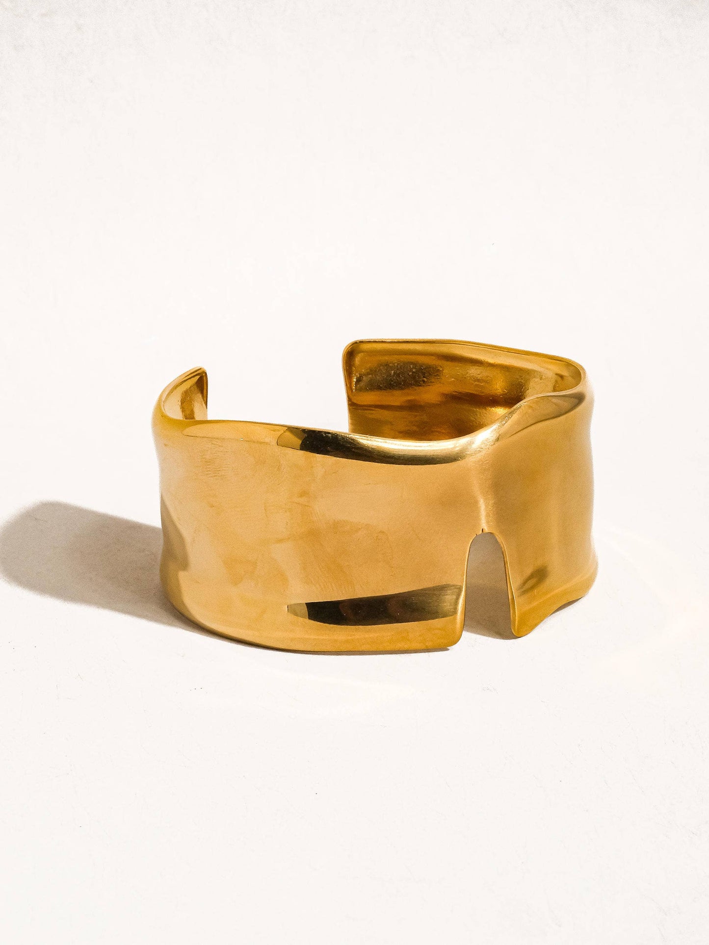 Clyde Gold Abstract Bold Bangle