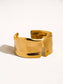 Clyde Gold Abstract Bold Bangle