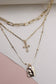 Cross Multi-Layer Necklace