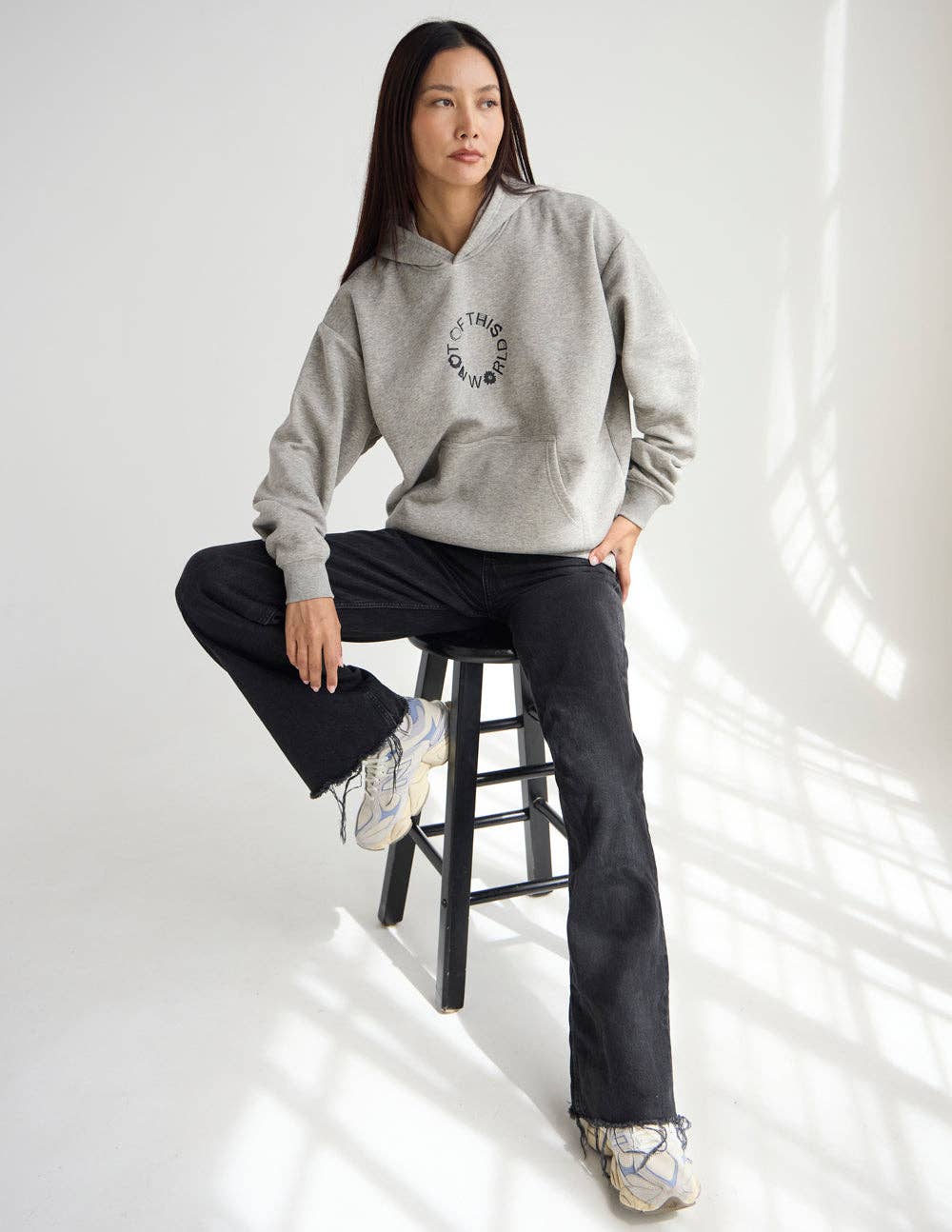 Not of This World Beige Hoodie