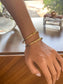Zahara Gold Double Strap Bracelet