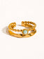 Layered Stone Ring