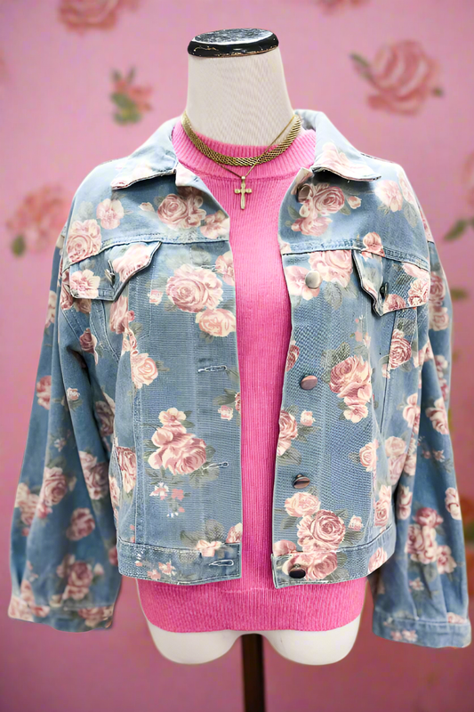 Briar Floral Denim Jacket