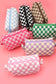Checker Cosmetic Pouch
