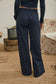 ELASTIC WAIST SIDE PANEL KNIT LOUNGE PANTS