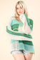 Color Block Oversized Knit Sweater Top