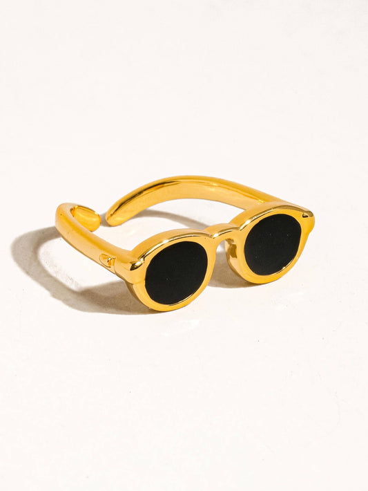 Gold Sunglasses Adjustable Ring