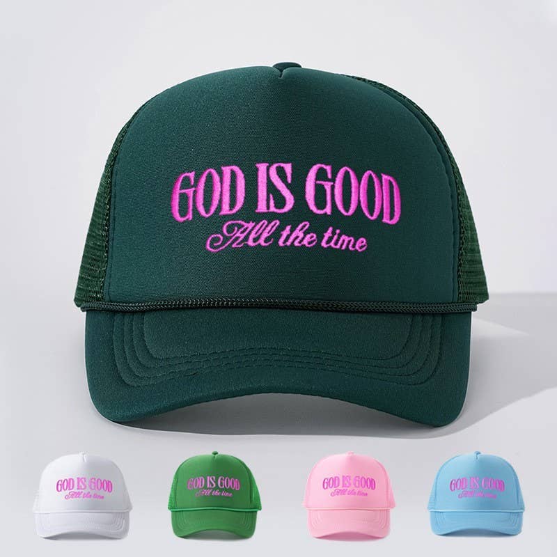 TRUCKER HAT God Is Good  MESH CAP