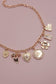 Bow Love Flower Heart Necklace