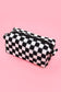 Checker Cosmetic Pouch