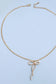 Pearl Bow Pendant Necklace