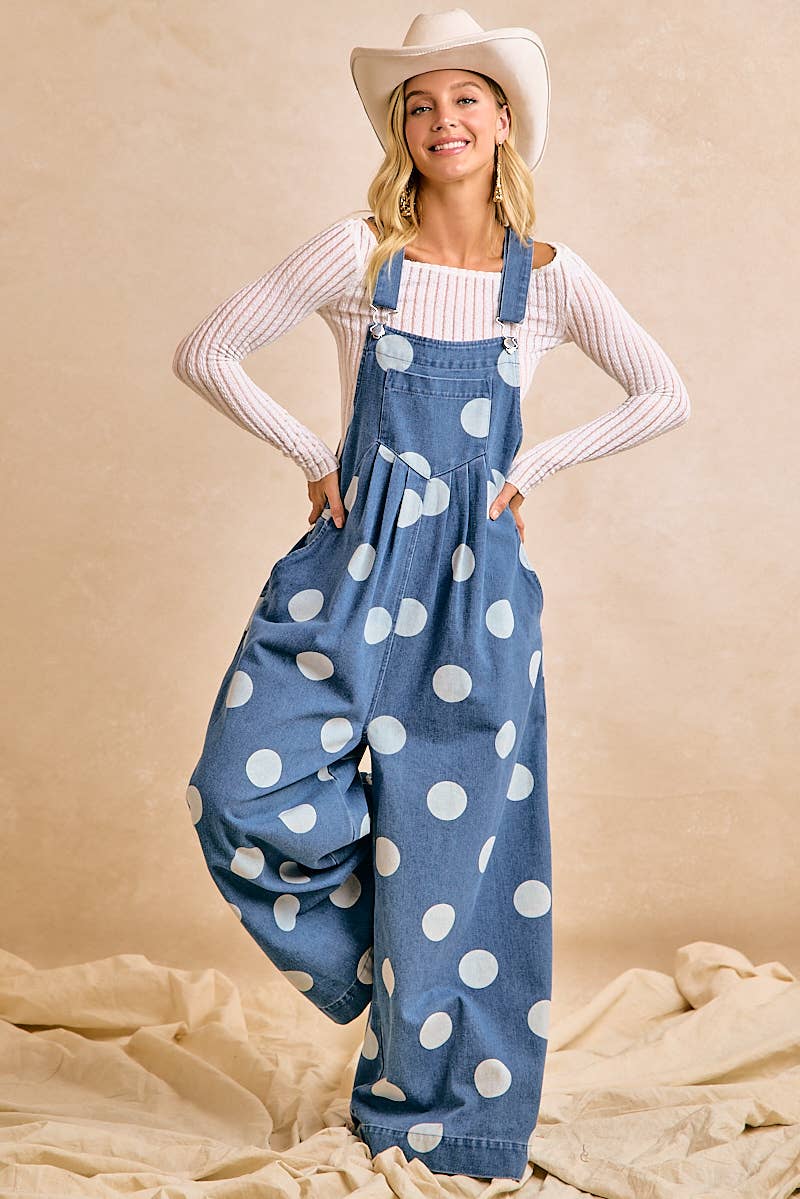 Polka Dot Overalls