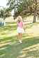 Rib Knit Polo Top, Blush Pink