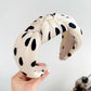 SOFT KNOTTED POLKA DOT HEADBAND HAIR BAND