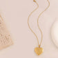 18K STAINLESS STEEL TARNISH FREE LOCKET NECKLACE
