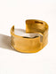 Clyde Gold Abstract Bold Bangle