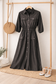 CHLOE CHAMBRAY BUTTON-DOWN MIDI DRESS
