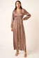 Mocha Smocking Waist Jumpsuit