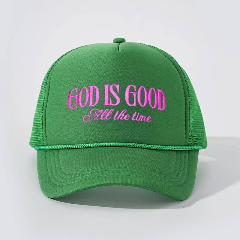 TRUCKER HAT God Is Good  MESH CAP