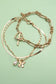 Multi-Layer Butterfly Heart Bracelet
