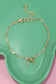 Bow Charm Chain Bracelet