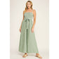 Coastal Stripe Smocked Jumpsuit