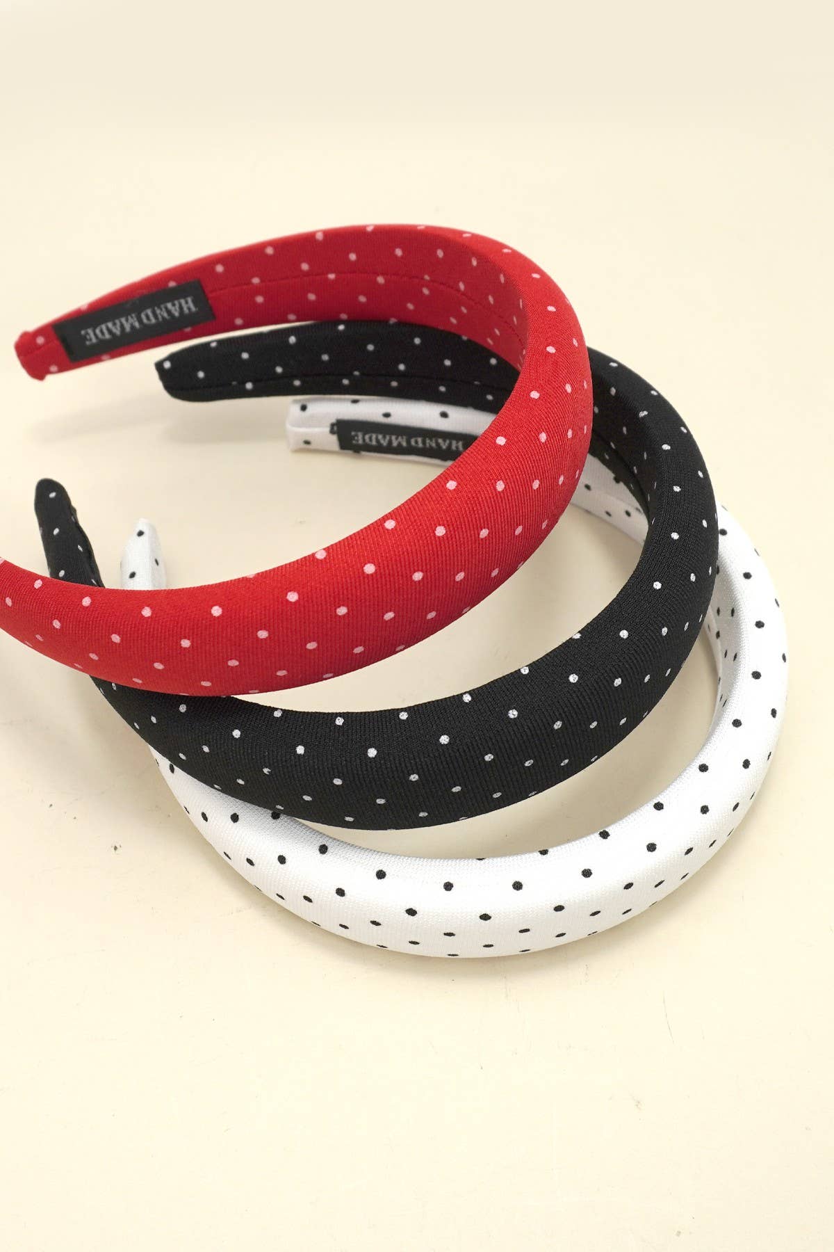 POLKA DOT PADDED HEADBAND