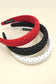 POLKA DOT PADDED HEADBAND