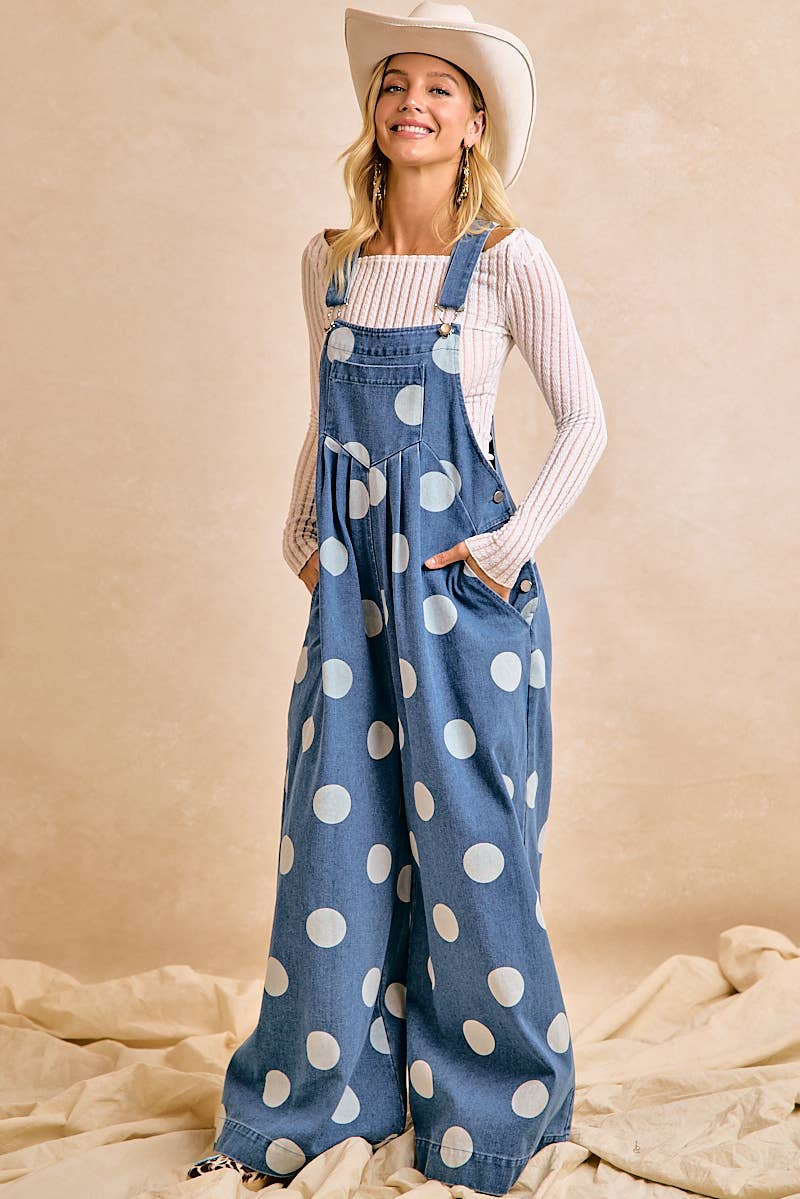 Polka Dot Overalls