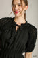 Midnight Linen Tie Dress