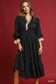 Camille Leopard Accent Dress