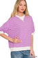Striped Rib Pullover
