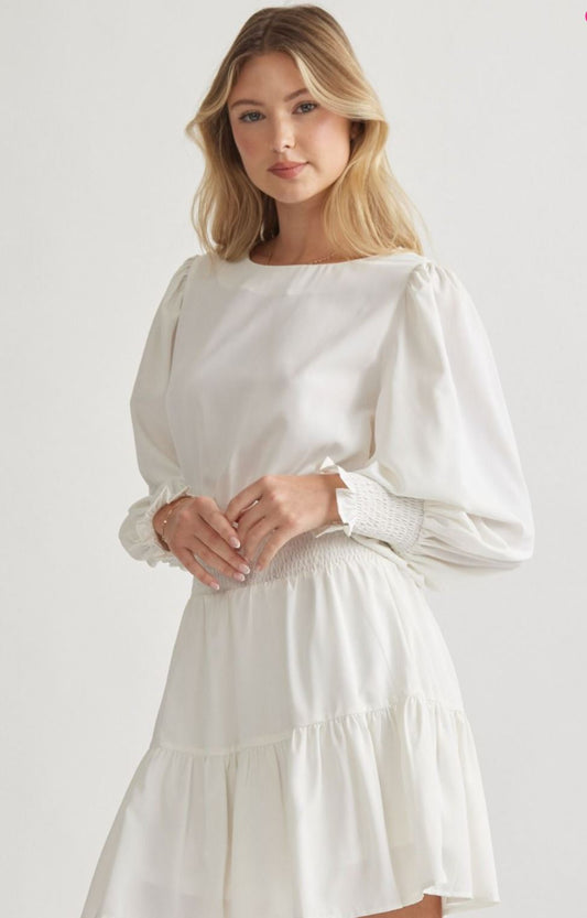 Meadowlight Smocked Tiered Mini Dress