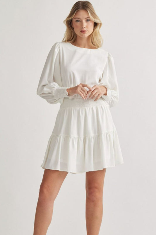 Meadowlight Smocked Tiered Mini Dress