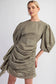 The Side Sweep Check Dress