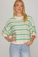 Effortless Stripes Drop Sleeve Sweater