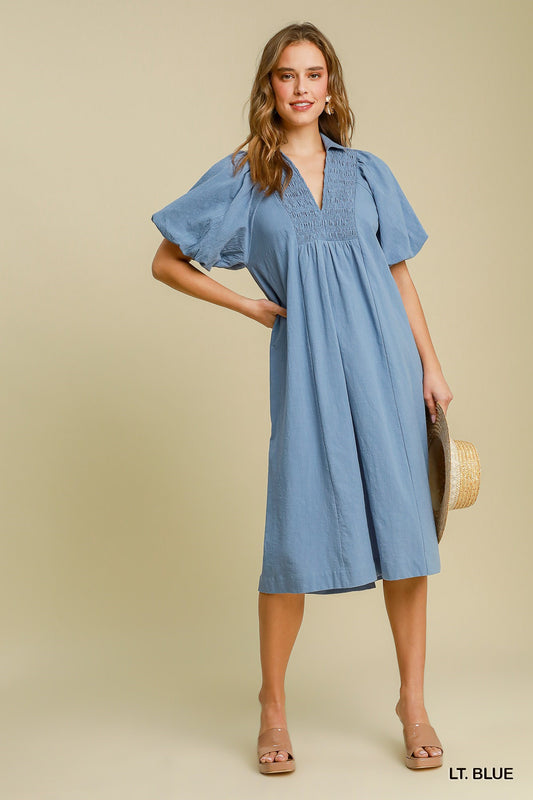 Willow Grace Smocked Dress