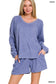 Long Sleeve Short Set